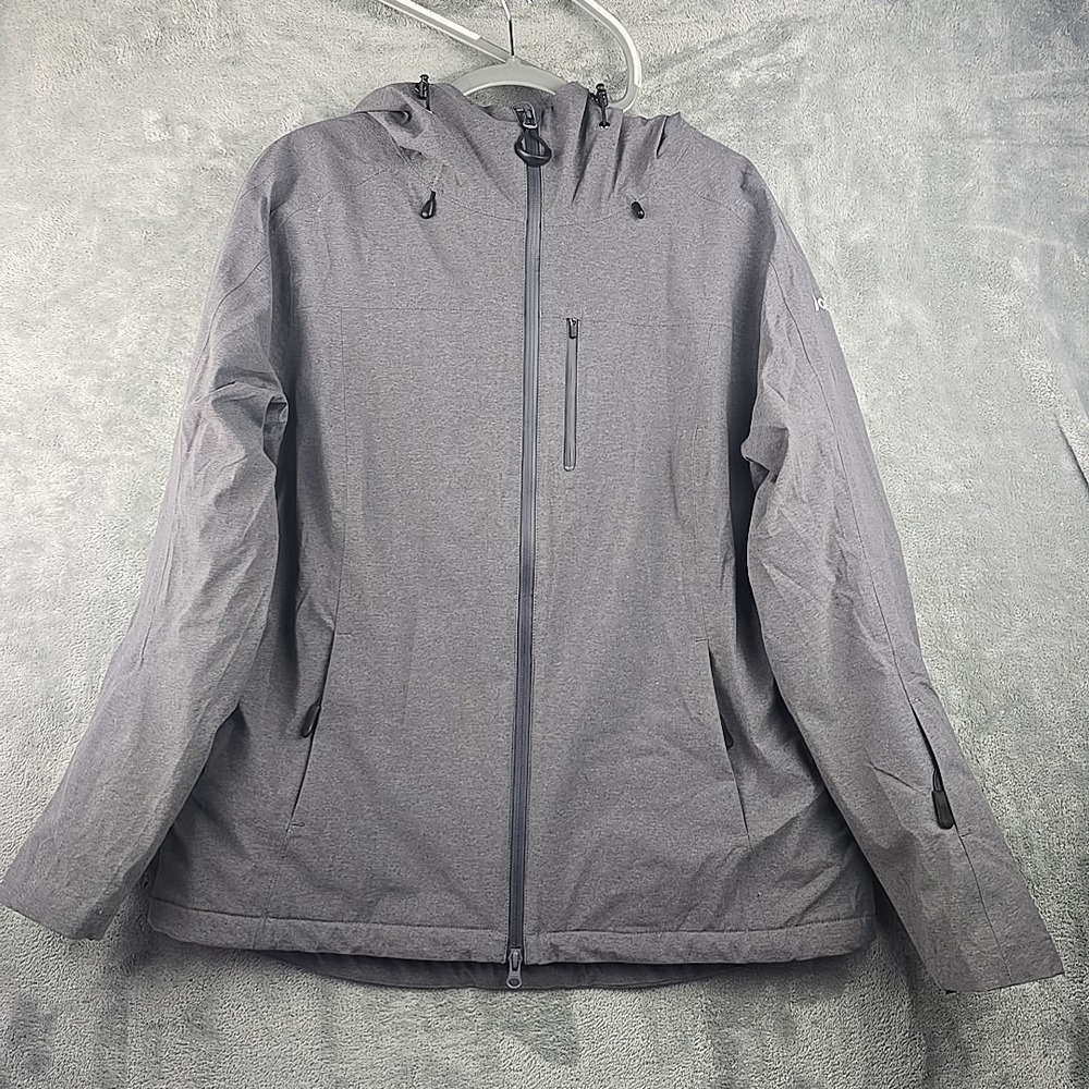 OROS Endeavor Jacket Women's XL Gray SolarCore Insulated Hooded Ski Coat